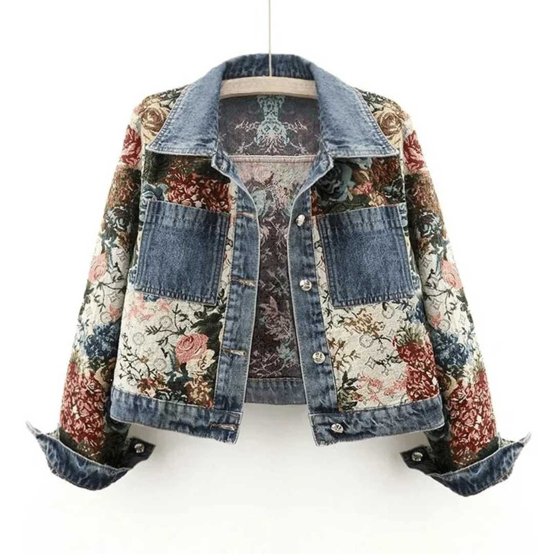 Morisot™ Floral Denim Jacket