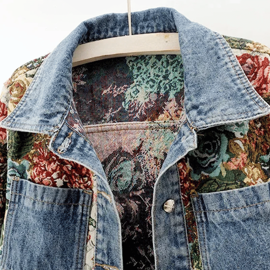 Morisot™ Floral Denim Jacket