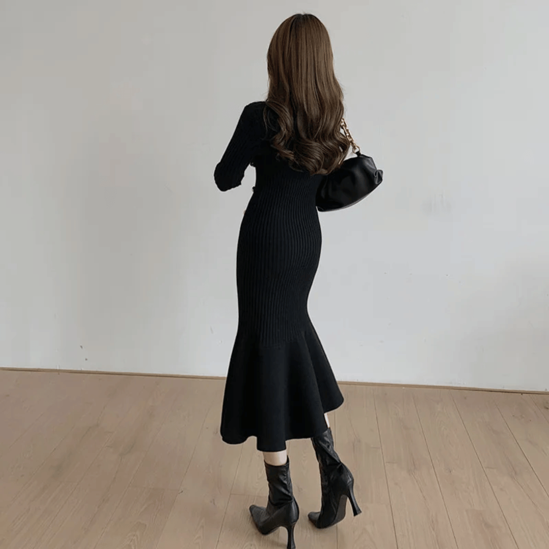 Luna Elegant Knitted Dress