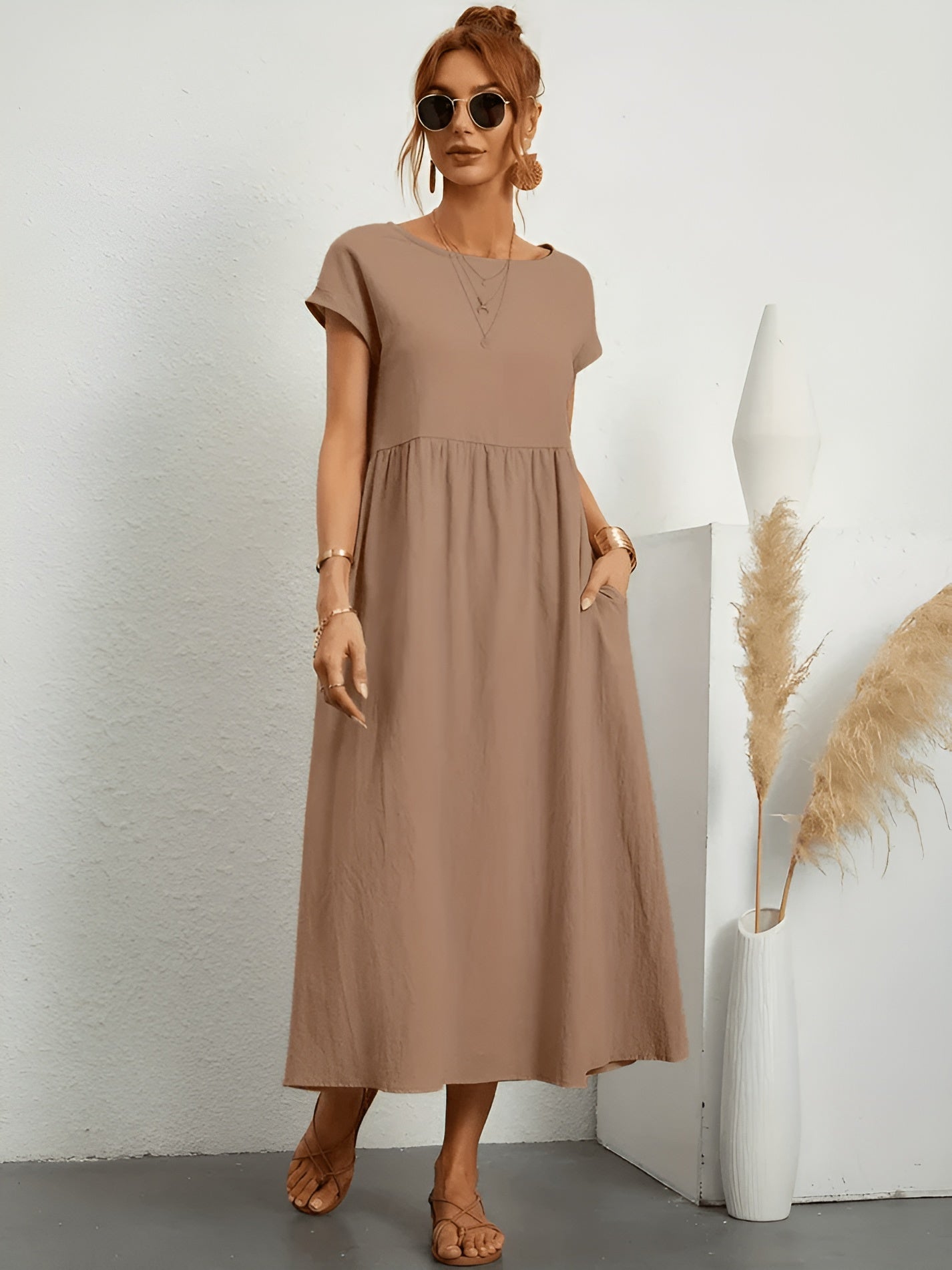 Belinda - Elegant Midi Dress