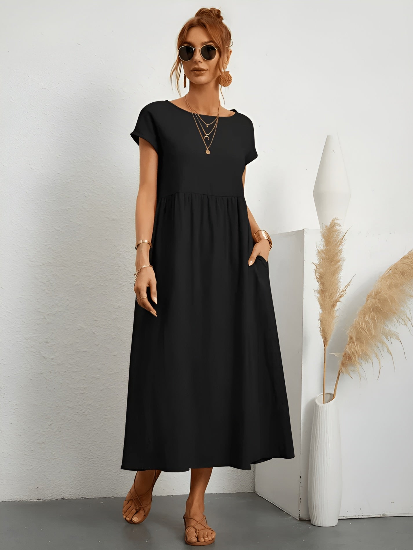 Belinda - Elegant Midi Dress