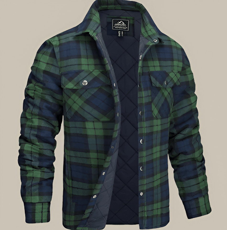 Chris - Stylish Men's Plaid Jacket