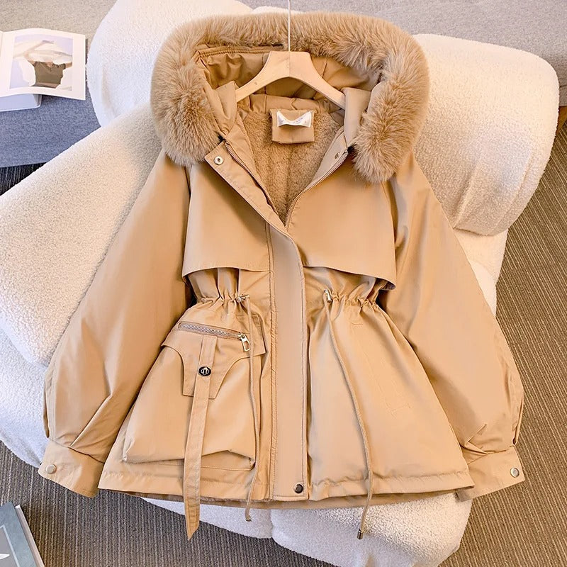 Isla - Winter Puffer Jacket - Fake Fur