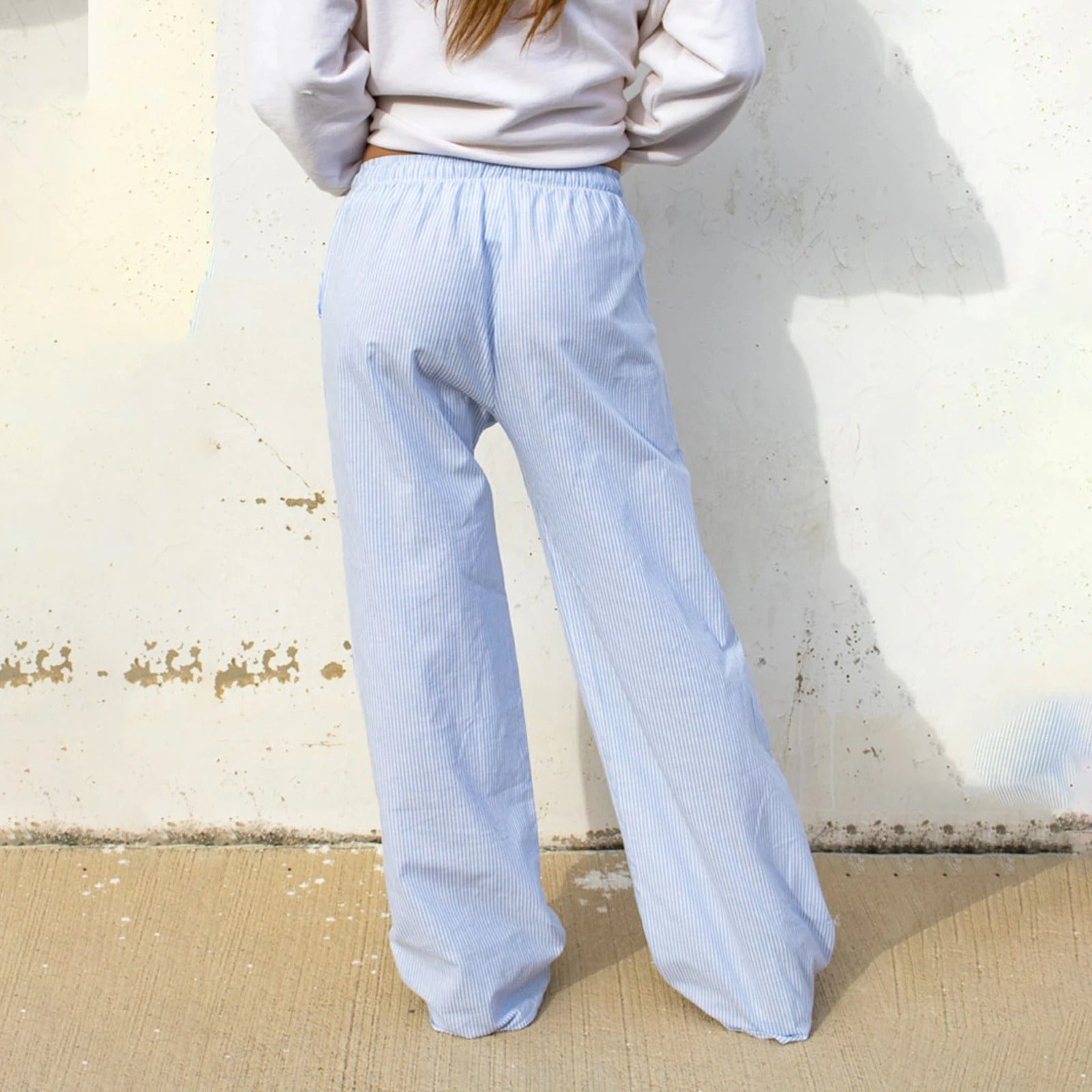 Julia - Cozy Striped Loose Pants