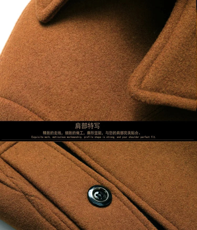 Theo - Thick Double Wool Coat