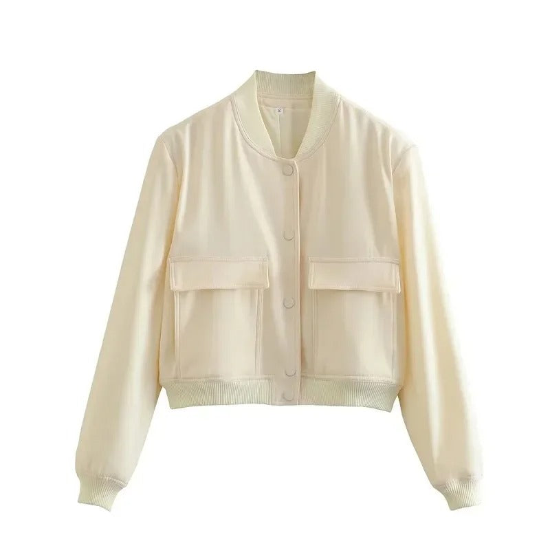 Jennifer - Bomber Jacket - Cropped