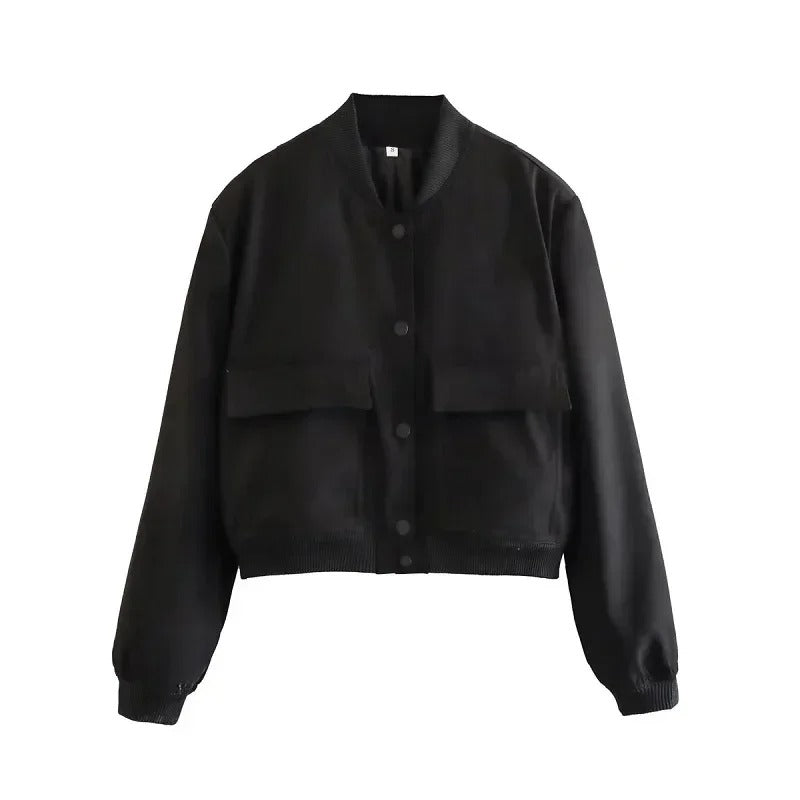 Jennifer - Bomber Jacket - Cropped