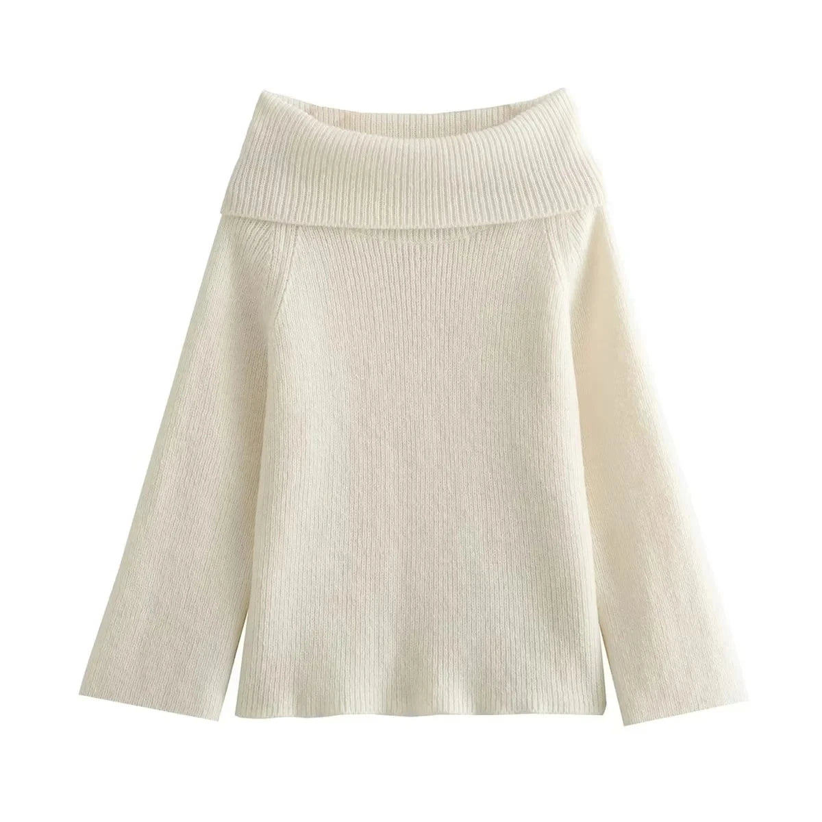 Sophia Off-Shoulder Knitted Sweater