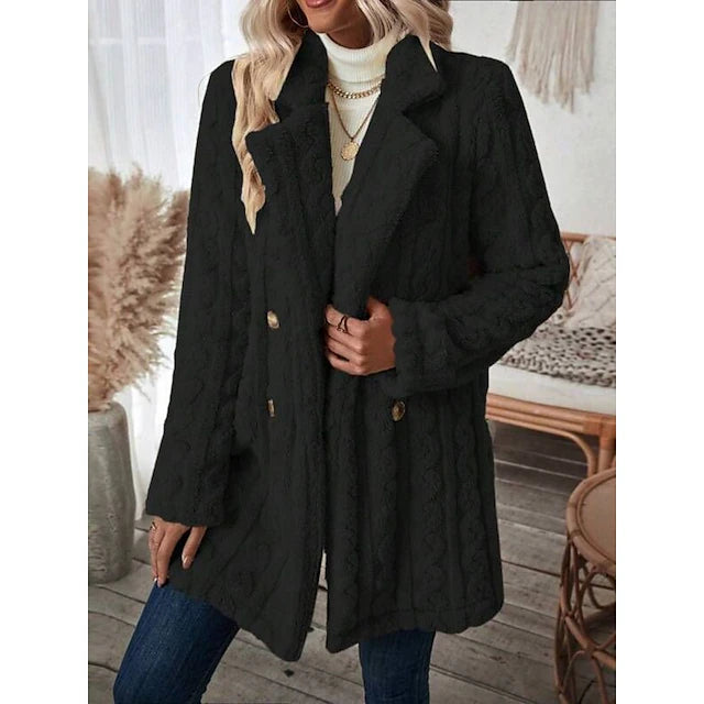 Judy -  Elegant Warm jacket with long sleeves